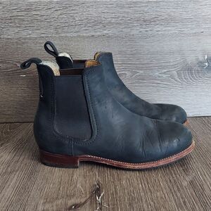 Adelante Shoe Co Merida Leather Chelsea Boots Size 7.5 B
